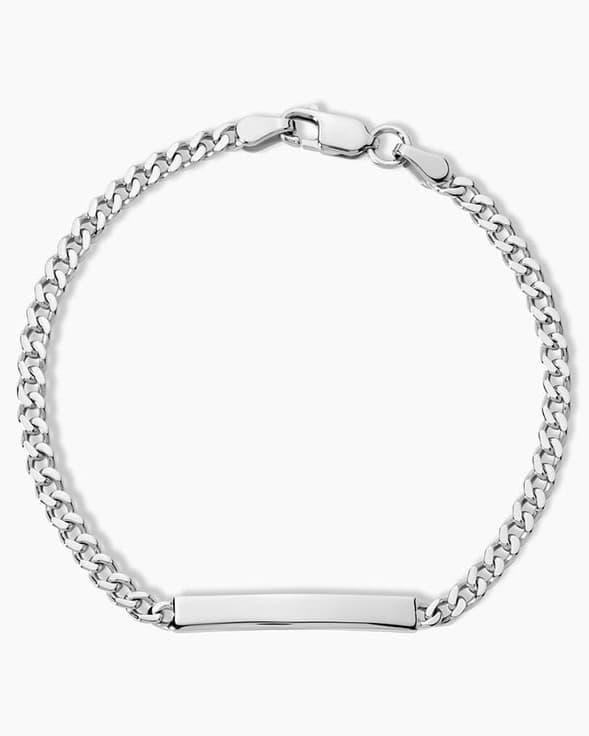 Bracelet Gourmette en Argent
