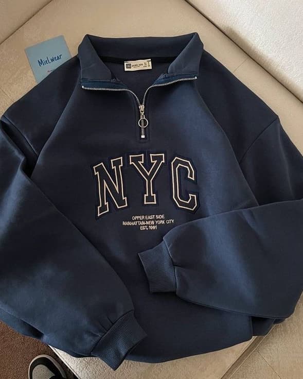 Sweat NYC Demi-Zip Unisexe